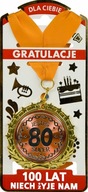 Zlatá medaila darček k 80 narodeninám STE SUPER