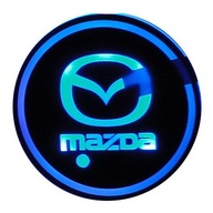 LED SVETLÁ LOGO PODLOŽKA MAZDA PROJEKTOR MODRÁ