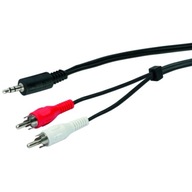KABEL JACK 3,5 MM - RCA-RCA CINCH AUDIO STEREO 1,5