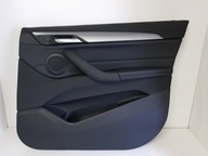 Обшивка дверь передний правый bmw x1 f48 кожа черная