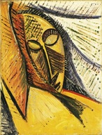 Pablo Picasso - Hlava spiacej ženy