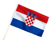 Chorwacja Flaga 150x90 cm Flagi Chorwacji NA TUNEL