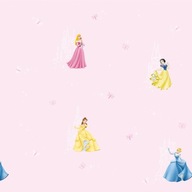 Tapeta Disney Princess princezná ružová v rolke