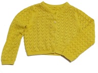 MARKS&SPENCER vizitkový sveter Prelamované medové bolerko 98