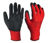 Pracovné rukavice Ochranné czerwone