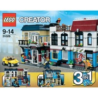 LEGO CREATOR 31026 3V1 CYKLISTICKÝ OBCHOD KAVÁRNA 24H