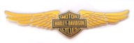 Значок эмблема 3d harley davidson / два