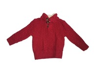 Červený Teplý sveter gombíky Cat & Jack 18M