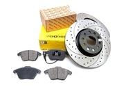Тюнинг тормозные диски, диск 312mm тормозные колодки, колодки перед skoda octavia 3