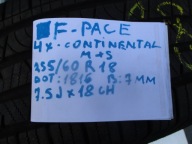 wheels discs tyres JAGUAR F PACE R18 M+S 7MM