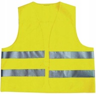 Žltá výstražná reflexná vesta XL