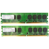 DDR2 2GB (2X1) 800 PC 6400 MUSHKIN 100% OK 1fA