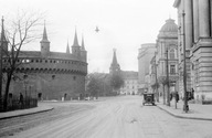Zdjęcie na płótnie Barbakan, Kraków 1920r 40x26 cm