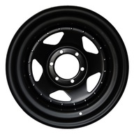 Диски, колеса сталеві john red чорний мат 17x8 6x139,7 et20 cb 93,1 ford ranger, рейнджер - фото