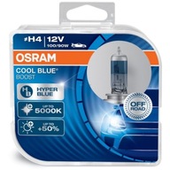 OSRAM H4 5000K BOOST COOL BLUE HYPER + 50% xenón