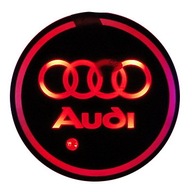 LED SVETLO LOGO PODLOŽKA AUDI PROJEKTOR BIELA