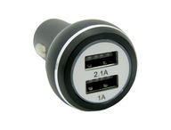 Nabíjačka do auta ALU USB 2v1 - 3,1A