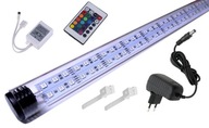 RGB LED žiarovka akvárium diaľkový ovládač 16farba 100cm II