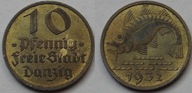 10 pfennig 1932 perimennická Svobodné město Gdaňsk WMG