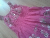 Różowa maxi sukienka roz 40-42 gratis bluzka