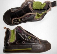 H&M SUPER EXTRA TRAMPKI SKÓRA SYNEK 24