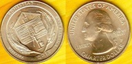 USA 25 Cents 2015 r. P - Homest. Natio. Monument