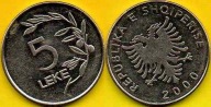 Albania 5 Leke 2000 r.