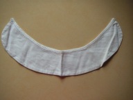 Kołnierzyk bawełniany.