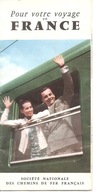 KOLEJE FRANCUSKIE (SNCF) - folder z 1959 r.