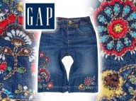 G.A.P Toddler Bambin * śliczne JEANSY aplikacje HAFTY * 68