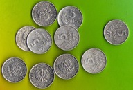 POLSKA 5 groszy 1962 r. zestaw 10 szt.