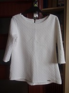 FASHION biała pudełkowa bluzka r. S