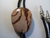 BLO 66 KRAWAT BOLO KAMIEŃ JASPIS OBRAZKOWY