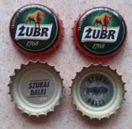 Kapsle - z piwa ŻUBR - 2 rodzaje
