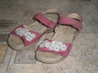 START-RITE RÓŻOWE SKÓRZANE SANDAŁKI ROZ 27