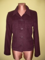J.NOWA kurtka RAMONESKA ala zamsz FIOLETOWA 42 44