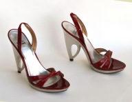 Stuart WEITZMAN- SANDAŁY na WYJĄTKOWYM obcasie -39