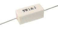 Rezystor mocy 5W ceramiczny 1,0 megaohm - 5 sztuk
