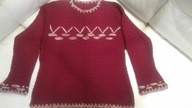 Sweter damski bordowy rozm. S/M