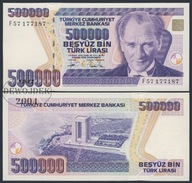 BNB - TURCJA 500000 Lirasi 1993 F57 # P208c # UNC