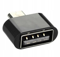 Adapter micro USB OTG czarny