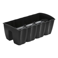 Květináč plast šedý Prosperplast 58,5 cm x 28,5 x 20,5 cm