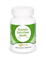 Suplement diety Natural Pharm Graviola Cat's Claw Reishi koci pazur tabletki 100 szt.