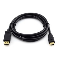 Kabel DisplayPort do HDMI Anytech 1,8 m czarny