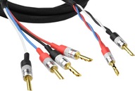 Kable przewody bi-wire bi-wiring Klotz 2x3m