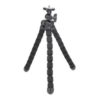 Mini flexibilný fotografický statív čierny až do 1,2 kg
