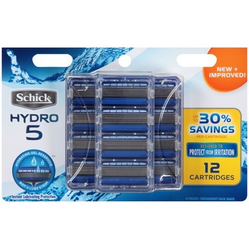 Ножи Schick / Wilkinson Hydro 5, 12 шт., США Power