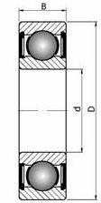 6201 2RS ШАРИКОВЫЙ ПОДШИПНИК ZKL ZVL KINEX 12x32x10 мм