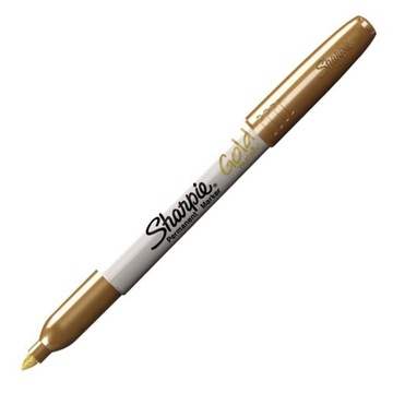 Złoty MARKER pisak Błyszczący METALICZNY Sharpie