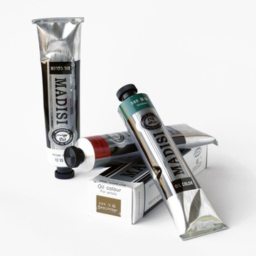 Artystyczna Farba Olejna Czarna 170ml - Madisi- 791 mars black Ekonomiczna